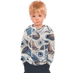 Eyes Pattern Kids  Overhead Hoodie by Valentinaart