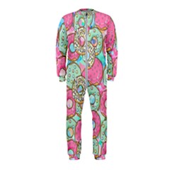 Donut Pattern Texture Colorful Sweet Onepiece Jumpsuit (kids) by Grandong