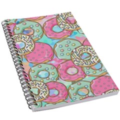 Donut Pattern Texture Colorful Sweet 5 5  X 8 5  Notebook by Grandong