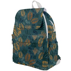 Leaves Pattern Texture Plant Top Flap Backpack by Grandong