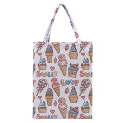 Love Pattern Texture Classic Tote Bag