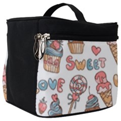 Love Pattern Texture Make Up Travel Bag (Big)