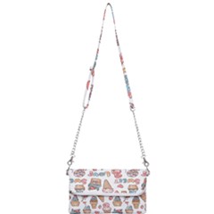 Love Pattern Texture Mini Crossbody Handbag