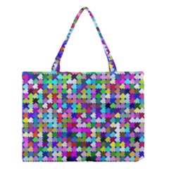 Texture Colorful Abstract Pattern Medium Tote Bag by Grandong