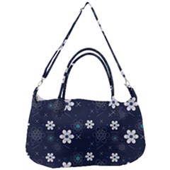 Flower Pattern Texture Removable Strap Handbag by Grandong