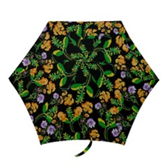 Flower Pattern Art Floral Texture Mini Folding Umbrellas by Grandong