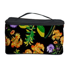 Flower Pattern Art Floral Texture Cosmetic Storage Case