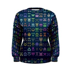 Procedural Generation Digital Art Pattern Women s Sweatshirt by Grandong