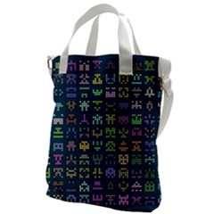 Procedural Generation Digital Art Pattern Canvas Messenger Bag