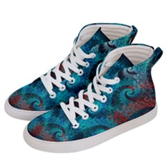 Spiral Abstract Pattern Abstract Women s Hi-top Skate Sneakers by Grandong