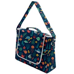 Fish Sea Animals Pattern Box Up Messenger Bag by Ndabl3x