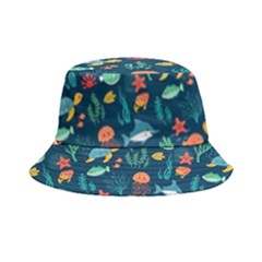 Fish Sea Animals Pattern Bucket Hat by Ndabl3x