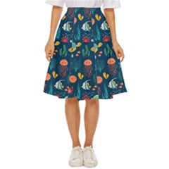 Fish Sea Animals Pattern Classic Short Skirt by Ndabl3x