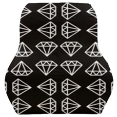 Black Diamond Pattern Car Seat Back Cushion  by Ndabl3x