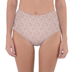 Punkte Reversible High-waist Bikini Bottoms by zappwaits