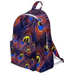 Peacock-feathers,blue,yellow The Plain Backpack