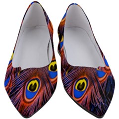 Peacock-feathers,blue,yellow Women s Block Heels  by nateshop