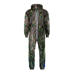 Peacock-feathers1 Hooded Jumpsuit (kids) by nateshop