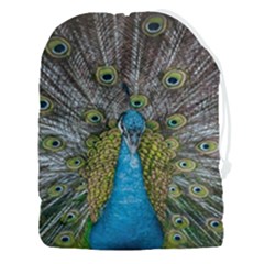 Peacock-feathers2 Drawstring Pouch (3xl) by nateshop