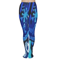 Really Cool Blue, Unique Blue Tights by nateshop