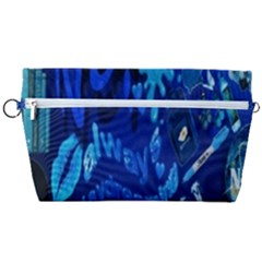 Really Cool Blue, Unique Blue Handbag Organizer by nateshop