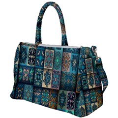 Texture, Pattern, Abstract, Colorful, Digital Art Duffel Travel Bag