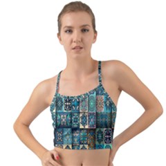 Texture, Pattern, Abstract, Colorful, Digital Art Mini Tank Bikini Top by nateshop