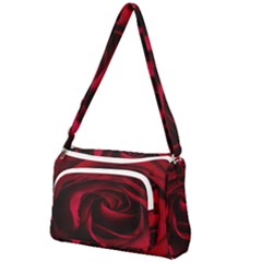 Rose Maroon Front Pocket Crossbody Bag