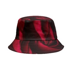 Rose Maroon Bucket Hat by nateshop