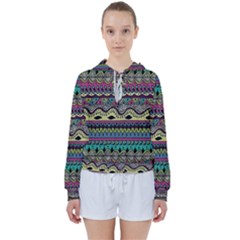 Aztec Design Women s Tie Up Sweat by nateshop