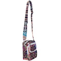 Aztec Flower Galaxy Shoulder Strap Belt Bag