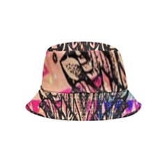 Aztec Flower Galaxy Bucket Hat (kids) by nateshop