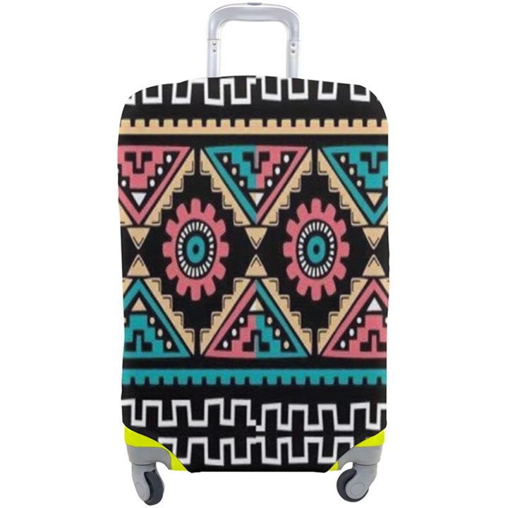 Aztec Wallpaper Luggage Cover (Large)