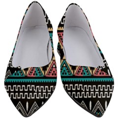 Aztec Wallpaper Women s Block Heels  by nateshop