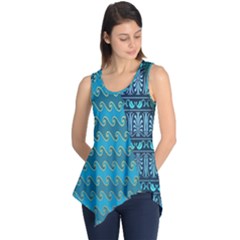 Aztec, Batik Sleeveless Tunic by nateshop