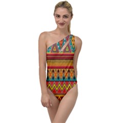 Aztec To One Side Swimsuit