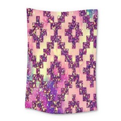 Cute Glitter Aztec Design Small Tapestry by nateshop