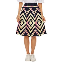 Cute Neon Aztec Galaxy Classic Short Skirt by nateshop