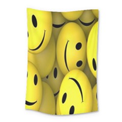 Emoji, Colour, Faces, Smile, Wallpaper Small Tapestry