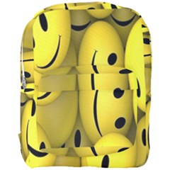 Emoji, Colour, Faces, Smile, Wallpaper Full Print Backpack