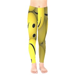 Emoji, Colour, Faces, Smile, Wallpaper Kids  Leggings