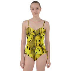 Emoji, Colour, Faces, Smile, Wallpaper Sweetheart Tankini Set