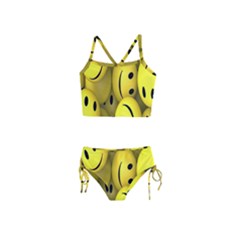 Emoji, Colour, Faces, Smile, Wallpaper Girls  Tankini Swimsuit by nateshop