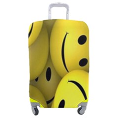 Emoji, Colour, Faces, Smile, Wallpaper Luggage Cover (medium) by nateshop