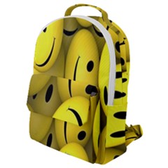 Emoji, Colour, Faces, Smile, Wallpaper Flap Pocket Backpack (Small)