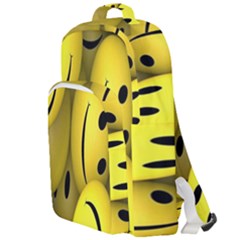 Emoji, Colour, Faces, Smile, Wallpaper Double Compartment Backpack by nateshop