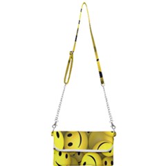 Emoji, Colour, Faces, Smile, Wallpaper Mini Crossbody Handbag by nateshop