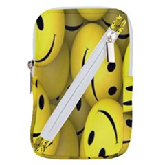 Emoji, Colour, Faces, Smile, Wallpaper Belt Pouch Bag (Small)