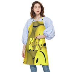 Emoji, Colour, Faces, Smile, Wallpaper Pocket Apron