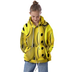 Emoji, Colour, Faces, Smile, Wallpaper Kids  Oversized Hoodie